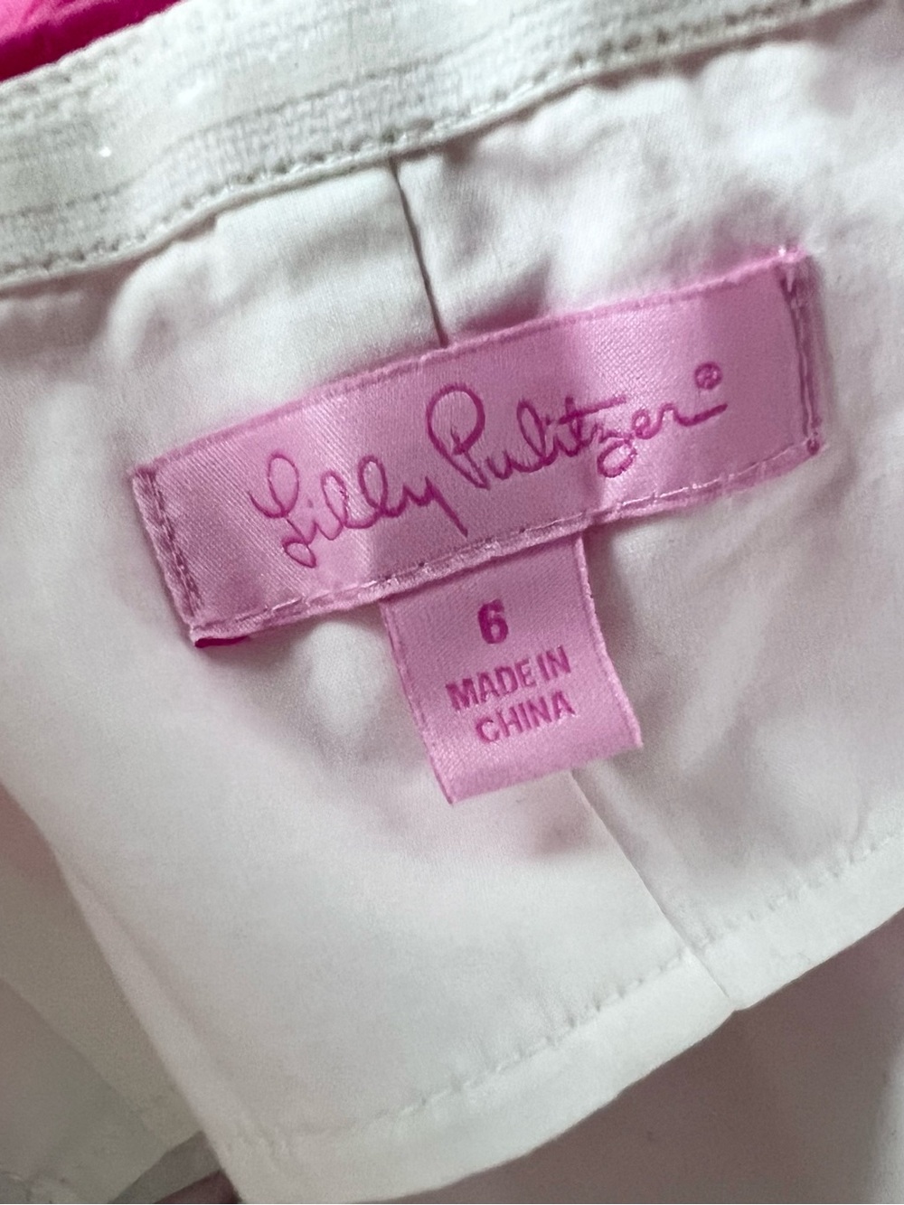 Lilly Pulitzer Franco Patchwork Strapless Dress 2000’s Preppy Mini Size 6 - Picture 10 of 14